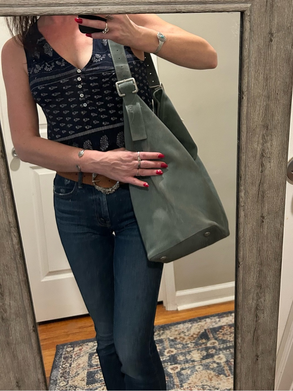 NWT We The Free Honor Tote in Secret Sage - Picture 4 of 16